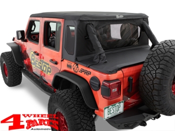 Halftop Bestop Black Diamond Wrangler JL year 18-23 4-doors