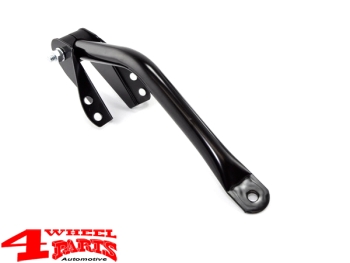 Mirror Arm & Bracket Left Black CJ + Wrangler YJ year 55-95