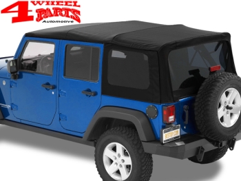 Supertop NX Black Twill Jeep Wrangler JK year 07-18 4-doors