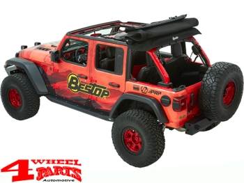 Trektop Ultra Black Twill Jeep Wrangler JL year 18-24 4-doors