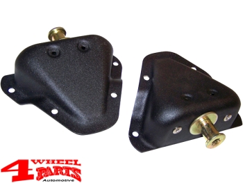 Door Latch Pin and Bracket Set Black CJ + Wrangler YJ year 81-95