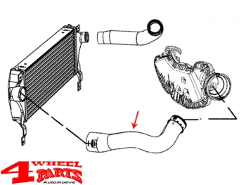 Turboschlauch Eingang Grand Cherokee WH 05-10 + XH 06-10 3,0 L CRD
