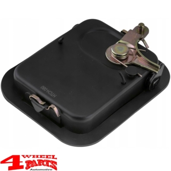 Türgriffmulde außen Stahltüre schwarz CJ + Wrangler YJ TJ 81-06