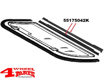 Hardtop Heckscheiben Kunstoffleisten Kit unten Wrangler TJ 97-06
