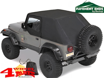 Emergency Softtop Pavement Ends Jeep CJ7 + Wrangler YJ year 80-91