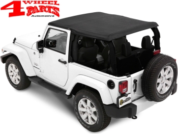 Trektop NX Plus Bestop Black Diamond Wrangler JK year 07-18 2-doors