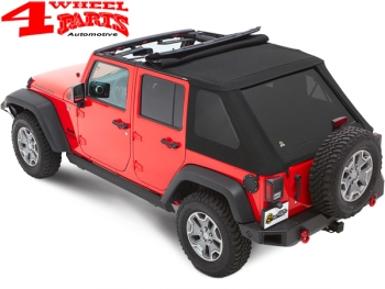 Trektop NX Plus Bestop Black Twill Wrangler JK year 07-18 4-doors