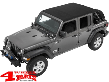 Trektop NX Plus Bestop Black Twill Wrangler JL Bj. 18-24 4-Türer