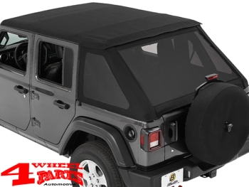 Trektop NX Plus Bestop Black Diamond Wrangler JL year 18-24 4-doors