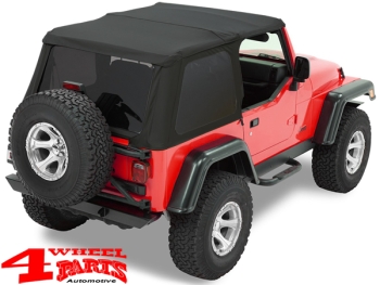Trektop NX Bestop Black Twill Textil Wrangler TJ year 97-06