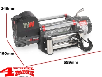 Winch Warrior Samurai 800VS12 3600kg 8000lb 12V with Steel Cable