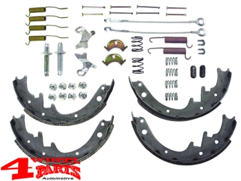 Bremsbacken Satz + Kleinteile CJ + YJ Bj. 82-89 + XJ Bj. 84-89