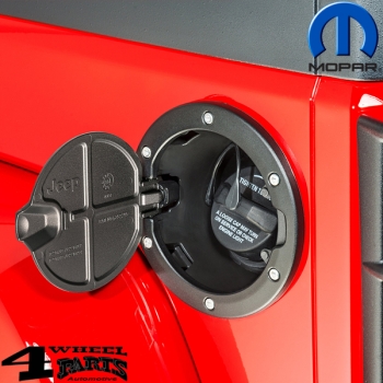 Tankklappe schwarz mit Jeep Logo Wrangler JK Bj. 07-18 4-Türer