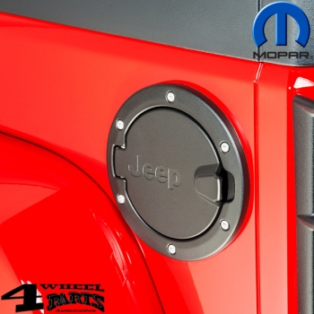 Tankklappe schwarz mit Jeep Logo Wrangler JK Bj. 07-18 4-Türer