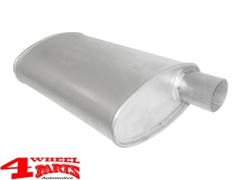 Exhaust Muffler Wrangler YJ year 87-95 with 2,5 + 4,0 L