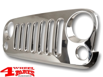 Kühlergrillblende Edelstahl Wrangler JK Bj. 07-18