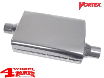 Sport Muffler Cherry Bomb "Vortex" Wrangler YJ TJ year 91-06 4 + 6 Cyl.