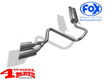 Sportauspuff Sidepipe Ausgang links Edelstahl mit TÜV Ranger 4x4 Doppelkabine + Wildtrak 2,2 + 3,2L D Bj. 10/2016-