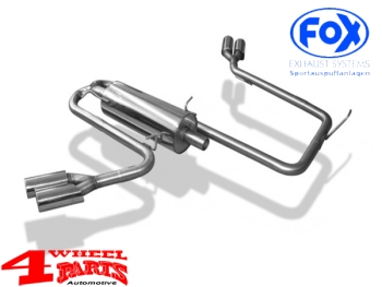Sportauspuff Sidepipe Ausgang rechts + links Edelstahl mit TÜV VW Amarok 2,0l / 3,0l TDI Bj. 2010- mit Trittbretter