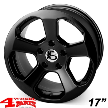 Alufelge 7,5x17 ET +26 Bon'Z schwarz TÜV Cherokee KL Bj. 14-24