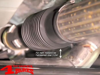 Pro Auspuffadapter von Bawarrion Wrangler JK Bj. 12-18 3,6 L