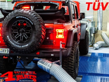 Sport Muffler + JcontroL with App Wrangler JL 18-24 2,0 T-GDI 272PS + 4xe