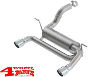 Sportauspuff Edelstahl Rund mit TÜV Wrangler JL 18-24 2,0 L T-GDI + 4xe