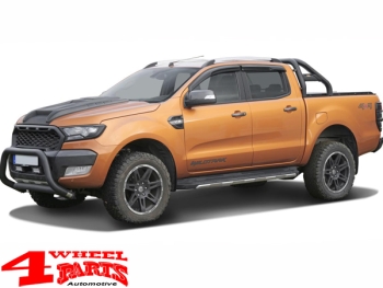 Überrollbügel Stahl schwarz matt Ranger 16-22 + Raptor 19-22