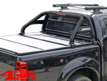 Überrollbügel Stahl schwarz matt Navara D40 Bj. 05-14