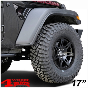 Alufelge 4x 8,5x17 ET +30 W-TEC + Reifen 35x12,5 R17 MT JT 19-24