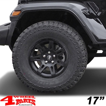 Alufelge 5x 8,5x17 ET +30 W-TEC + Reifen 315/70 R17 ST JK 07-18