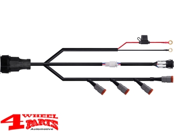 LED Installation Harness for 4 Lightbars incl. Relais + Switch