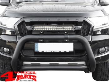 Frontbügel schwarz Ø 76mm Ford Ranger Bj. 16-18