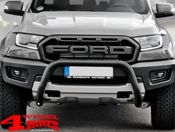 Front Tube Center Bumper Black Ford Ranger Raptor year 2019-2022