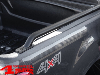 Reling für Ladefläche Stahl schwarz Lochabstand 1790 mm