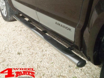 Schwellerrohre Oval Ø 100mm Edelstahl VW Amarok Bj. 10-20