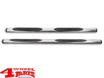 Schwellerrohre Oval Ø 100mm Edelstahl VW Amarok Bj. 10-20