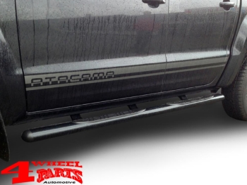 Schwellerrohre Oval Ø 100mm schwarz VW Amarok Bj. 10-20