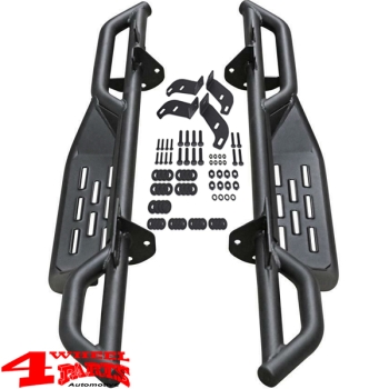 Side Tube Steps with Step textured Wrangler JL year 18-24 2-doors