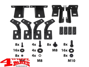 Side Tube Steps Aluminum structured Wrangler JL year 18-24 2-doors