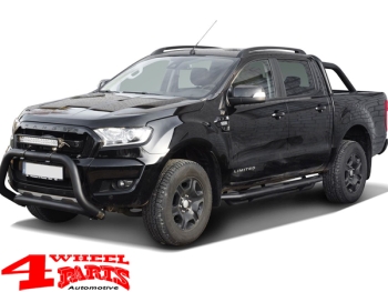 Running Boards Shark Design Black Ranger 12-22 + Raptor 19-22