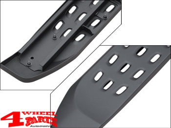 Trittbretter Raptor-Design 18cm schwarz matt VW Amarok T1 Bj. 2023-