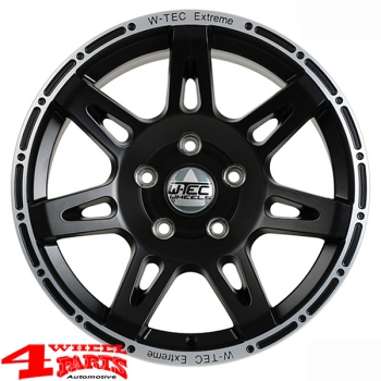 Alufelge 8,5x17 ET +30 W-TEC schwarz TÜV Gladiator JT 19-24