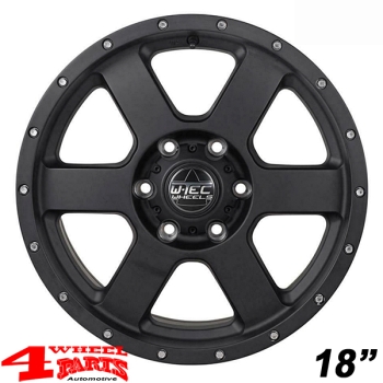 Alufelge 8,5x18 ET +35 W-TEC All Terrain TÜV Wrangler JL 18-24