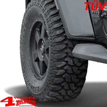 Alufelge 8,5x18 ET +35 W-TEC All Terrain TÜV Wrangler JL 18-24