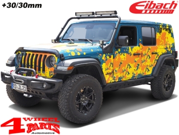 Lift Spring Kit Eibach with TÜV +30mm Wrangler JL 18-21 4-doors