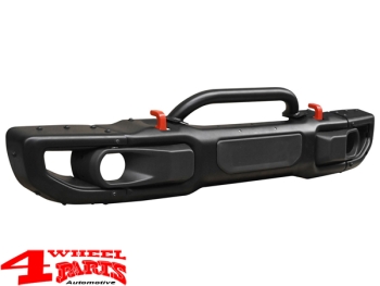 Front Winch Bumper Rubicon Style with Hoop Wrangler JK year 07-18