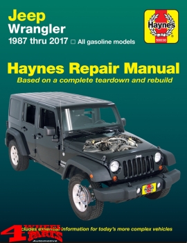 Reparaturanleitung Haynes Wrangler YJ, TJ, JK & Unlimited 87-17