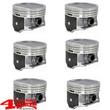 Piston 6 pcs Set 0,30 Oversize Jeep year 96-04 with 4,0 L