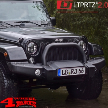 LED Scheinwerfer Black von LTPRTZ Jeep CJ + Wrangler TJ JK 55-18